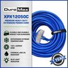 Duromax Indoor/Outdoor Extension Power Cord, SJEOOW Extreme Weather, 12 ga, Lighted, Triple Tap, 50 FT XPX12050C